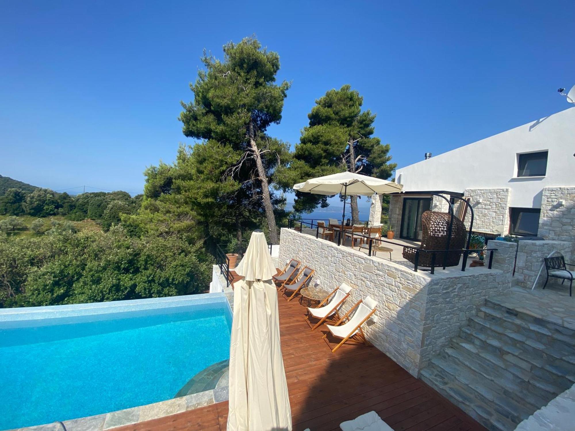 Allure Luxury Villas 3&4 Serenity Retreat Moni Evaggelistrias Exterior photo
