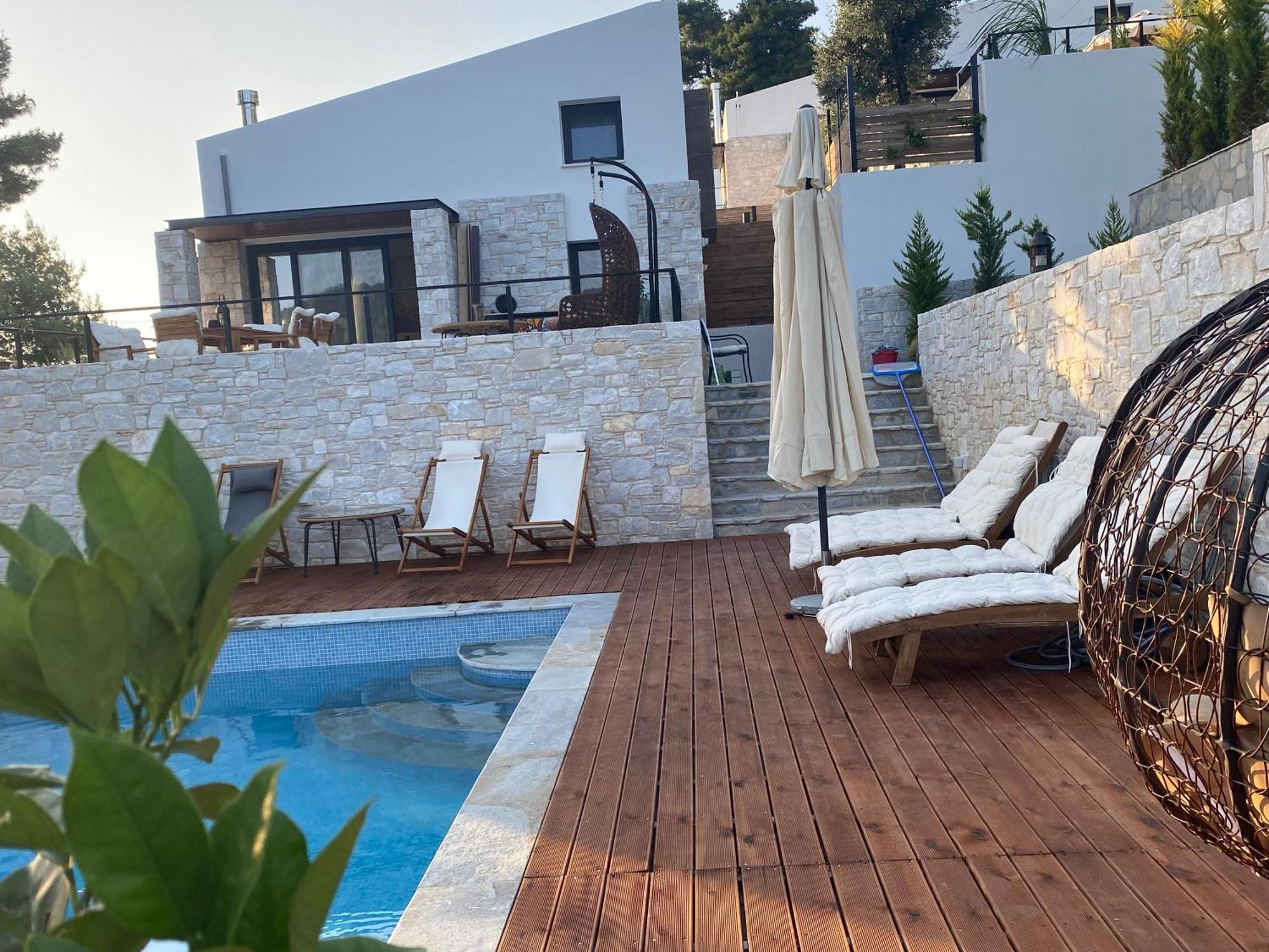 Allure Luxury Villas 3&4 Serenity Retreat Moni Evaggelistrias Exterior photo