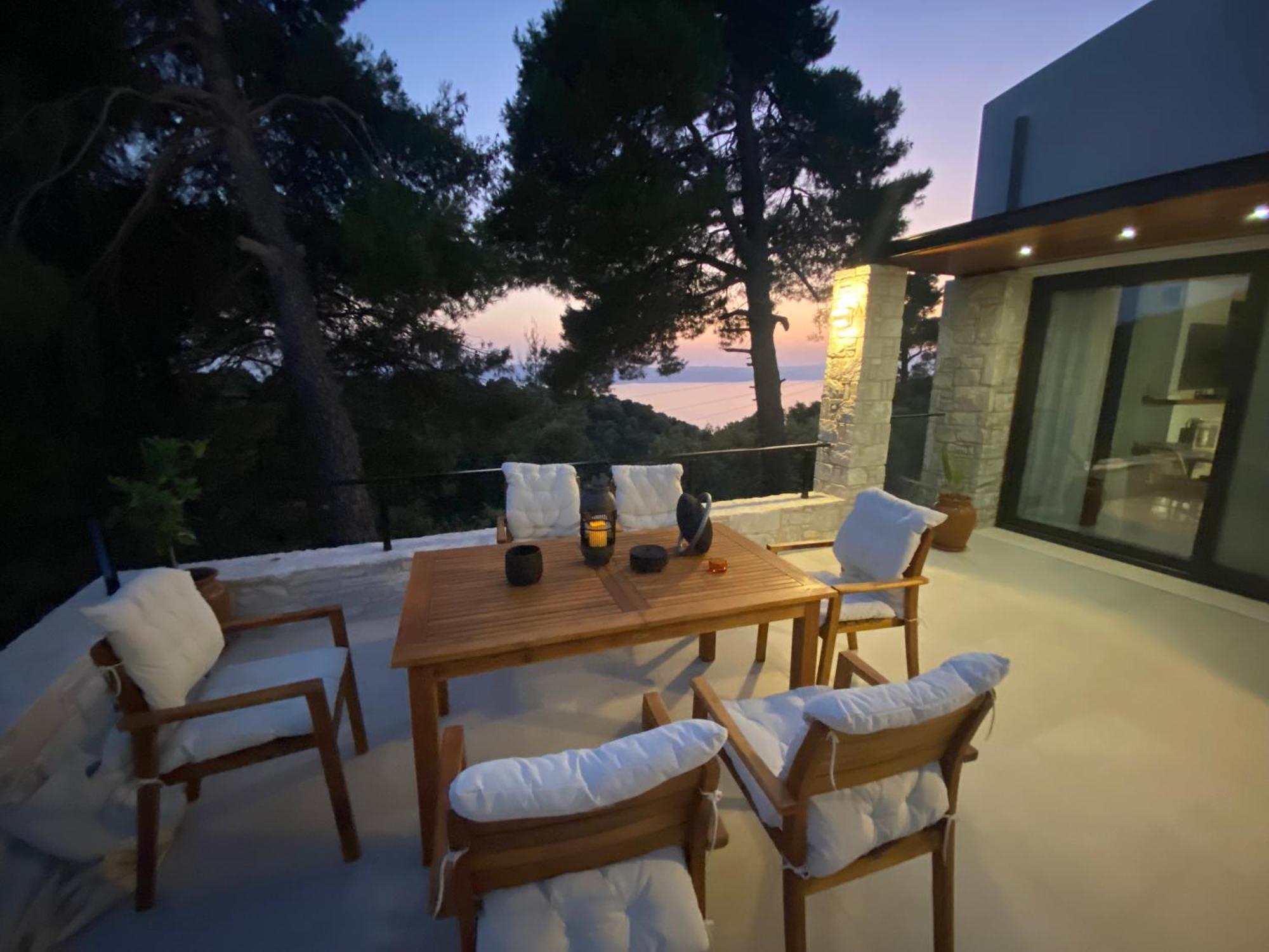 Allure Luxury Villas 3&4 Serenity Retreat Moni Evaggelistrias Exterior photo