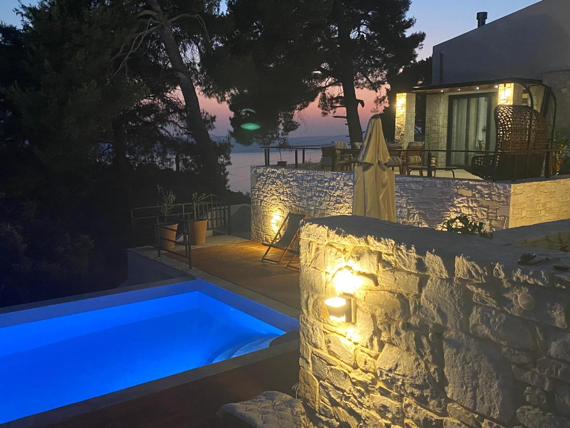 Allure Luxury Villas 3&4 Serenity Retreat Moni Evaggelistrias Exterior photo